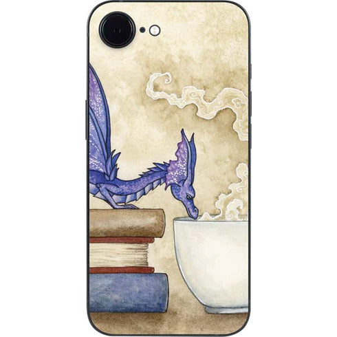 Whats in Here Coffee Dragon by Amy Brown iPhone 16e Skin