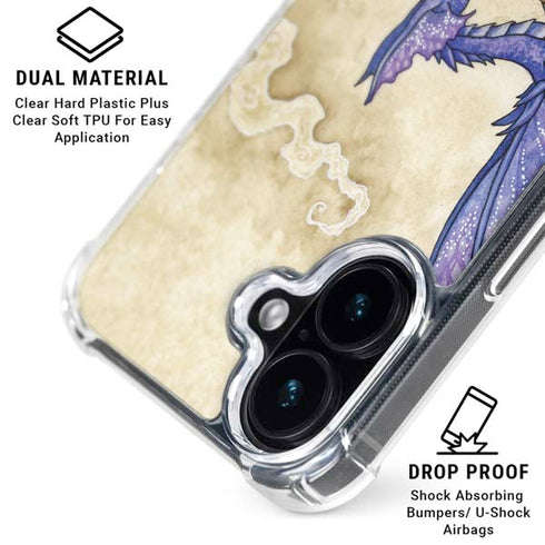 Whats in Here Coffee Dragon by Amy Brown iPhone 17 Clear Case