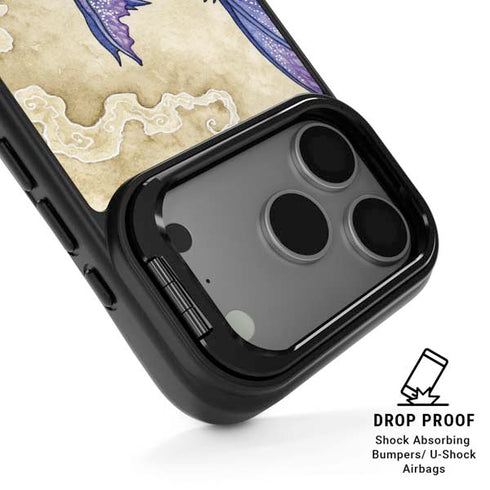 Whats in Here Coffee Dragon by Amy Brown iPhone 17 Pro Max Kickstand Case