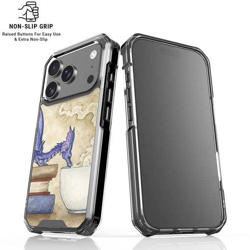 Whats in Here Coffee Dragon by Amy Brown iPhone 18 Pro Clear Case