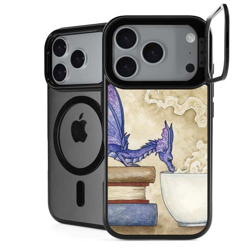 Whats in Here Coffee Dragon by Amy Brown iPhone 18 Pro Kickstand Case