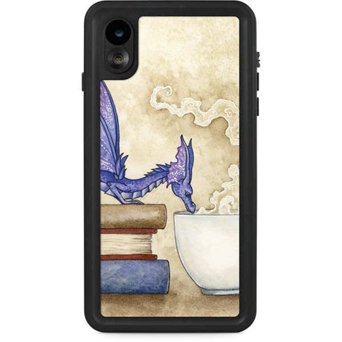 Whats in Here Coffee Dragon by Amy Brown iPhone Cases