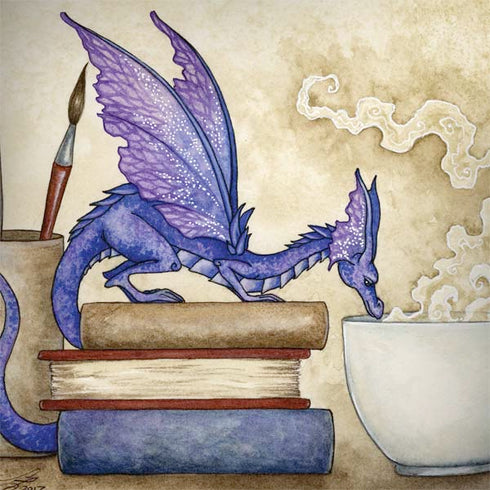 Whats in Here Coffee Dragon by Amy Brown Dell Latitude Skin
