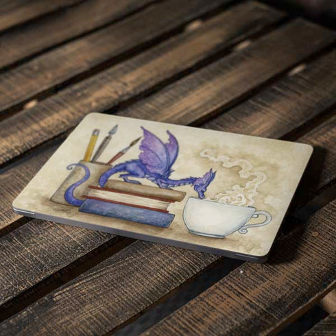 Whats in Here Coffee Dragon by Amy Brown Apple MacBook Air Skin