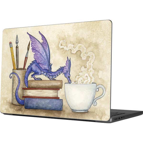 Whats in Here Coffee Dragon by Amy Brown Apple MacBook Pro 14-inch Skin
