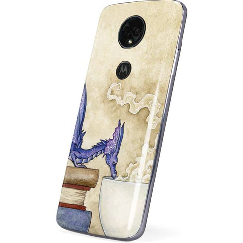 Whats in Here Coffee Dragon by Amy Brown Moto E5 Plus Skin