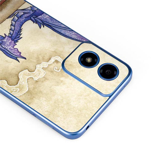 Whats in Here Coffee Dragon by Amy Brown Moto G Play 4G (2024) Skin