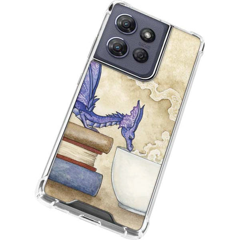 Whats in Here Coffee Dragon by Amy Brown Moto G Play 5G (2025) Clear Case