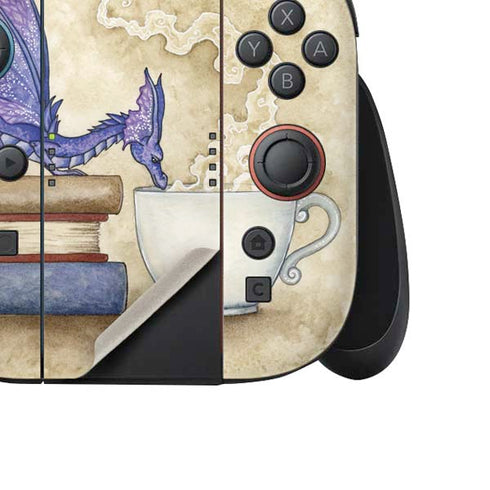 Whats in Here Coffee Dragon by Amy Brown Nintendo Switch 2 (2025) Joy-Con Controller Skin