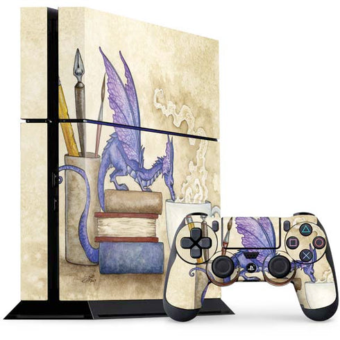 Whats in Here Coffee Dragon by Amy Brown PlayStation PS4 Skins