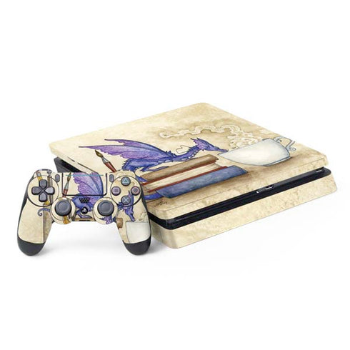 Whats in Here Coffee Dragon by Amy Brown PlayStation PS4 Skins