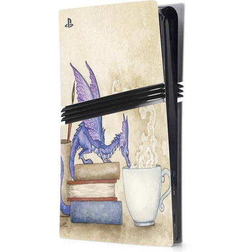 Whats in Here Coffee Dragon by Amy Brown PS5 Pro Console Skin