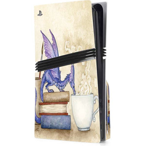 Whats in Here Coffee Dragon by Amy Brown PS5 Pro Disk Console Skin