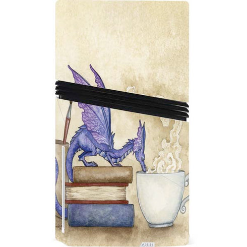 Whats in Here Coffee Dragon by Amy Brown PS5 Pro Disk Console Skin