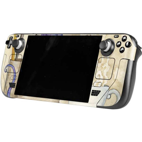Whats in Here Coffee Dragon by Amy Brown Steam Deck Handheld Gaming Computer OLED Skin