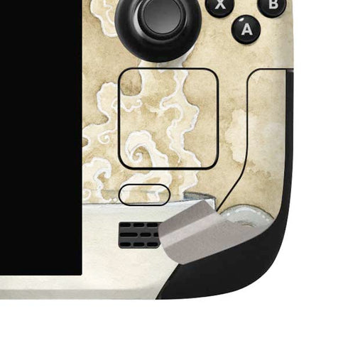 Whats in Here Coffee Dragon by Amy Brown Steam Deck Handheld Gaming Computer OLED Skin