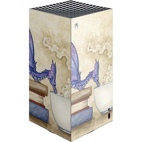 Whats in Here Coffee Dragon by Amy Brown XBox Series X Digital Edition Console Skin