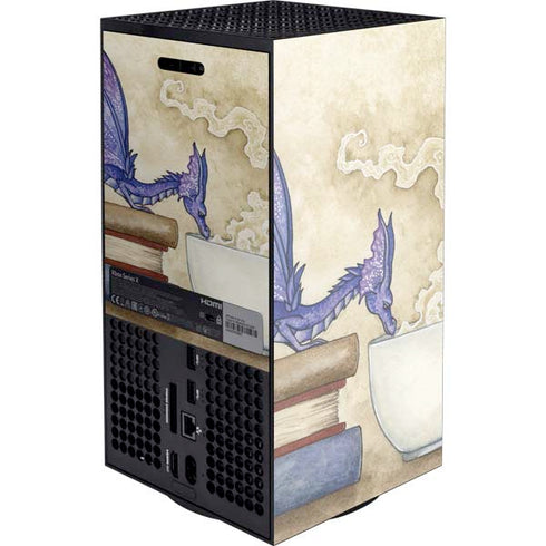 Whats in Here Coffee Dragon by Amy Brown XBox Series X Digital Edition Console Skin
