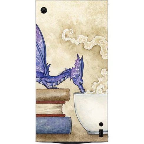 Whats in Here Coffee Dragon by Amy Brown XBox Series X Digital Edition Console Skin