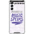 When Words Fail Music Speaks Gabb Phone 4 Clear Case