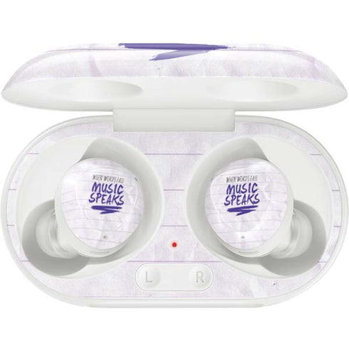 When Words Fail Music Speaks Galaxy Buds Plus Skin