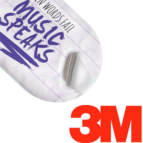 When Words Fail Music Speaks Galaxy Buds Plus Skin