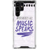 When Words Fail Music Speaks Galaxy S23 Ultra Clear Case