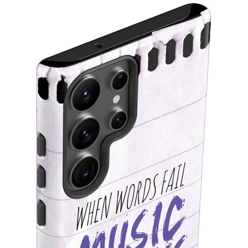 When Words Fail Music Speaks Galaxy S23 Ultra Pro Case