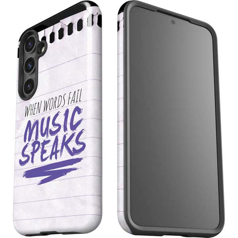 When Words Fail Music Speaks Galaxy S25 Impact Case