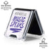 When Words Fail Music Speaks Galaxy Z Flip6 Clear Case