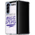When Words Fail Music Speaks Galaxy Z Fold5 5G Clear Case