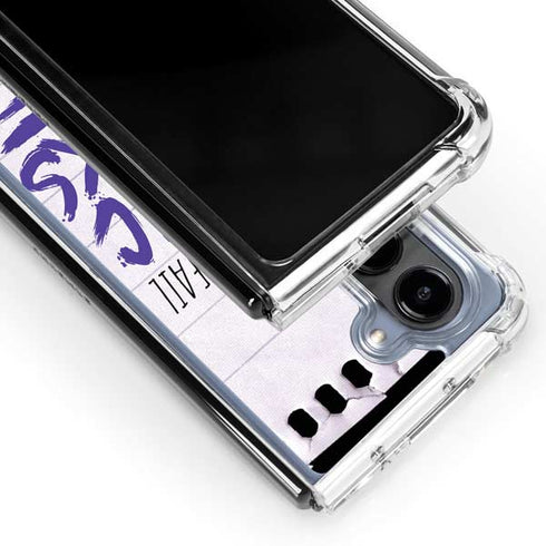 When Words Fail Music Speaks Galaxy Z Fold5 5G Clear Case