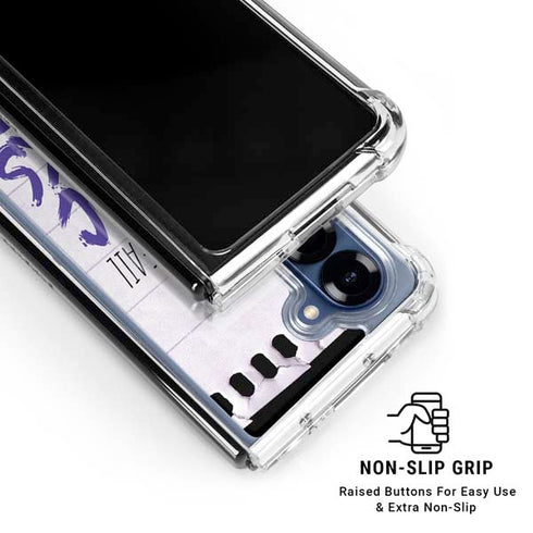 When Words Fail Music Speaks Galaxy Z Fold6 Clear Case