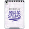 When Words Fail Music Speaks iPad 11th Gen (2025) Clear Case
