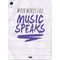 When Words Fail Music Speaks Apple iPad Air Skin