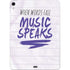 When Words Fail Music Speaks Apple iPad Air Skin