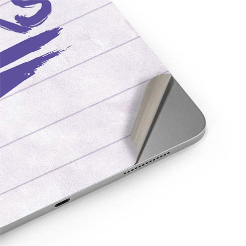 When Words Fail Music Speaks Apple iPad Air Skin