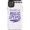 When Words Fail Music Speaks iPhone Cases
