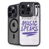When Words Fail Music Speaks iPhone Cases