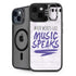 When Words Fail Music Speaks iPhone 14 Kickstand Case