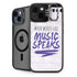 When Words Fail Music Speaks iPhone 14 Plus Kickstand Case