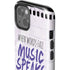 When Words Fail Music Speaks iPhone 15 Impact Case