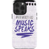 When Words Fail Music Speaks iPhone 15 Pro Impact Case