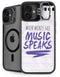 When Words Fail Music Speaks iPhone 16 Plus Kickstand Case