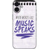 When Words Fail Music Speaks iPhone 16 Plus Skin