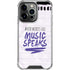 When Words Fail Music Speaks iPhone 16 Pro Clear Case