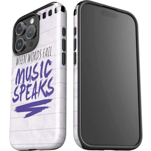 When Words Fail Music Speaks iPhone 16 Pro Impact Case