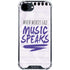 When Words Fail Music Speaks iPhone 16e Clear Case