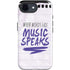 When Words Fail Music Speaks iPhone 16e Impact Case