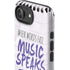 When Words Fail Music Speaks iPhone 16e Impact Case